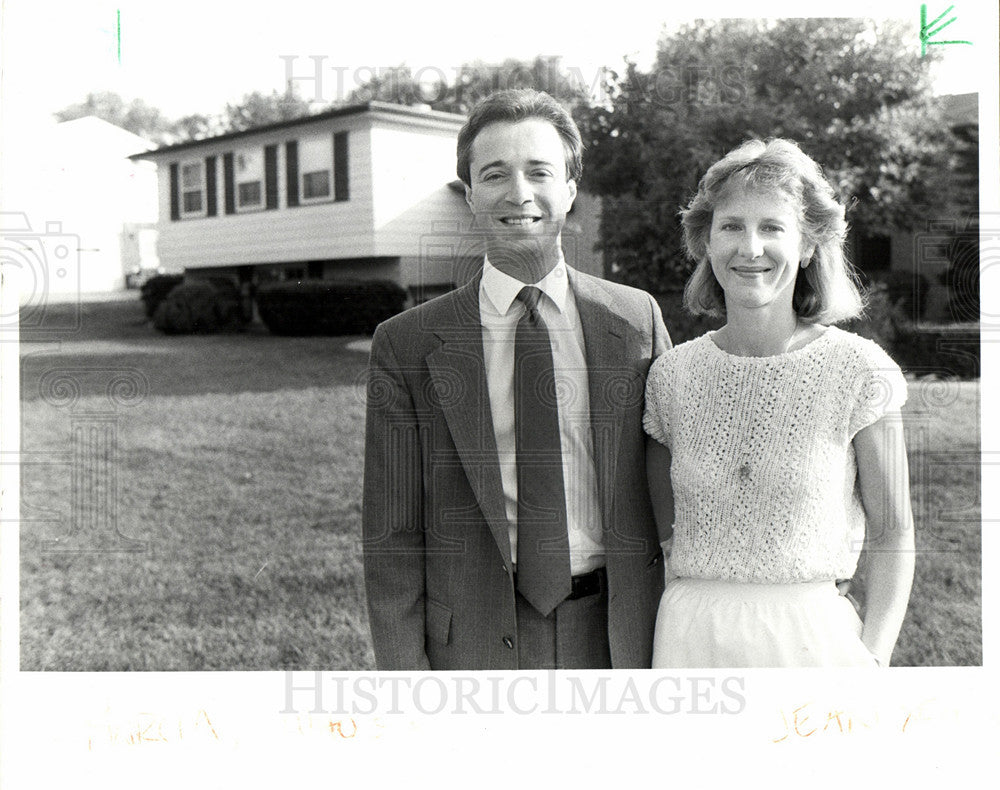 1986 Press Photo Mike Kathleen house - Historic Images