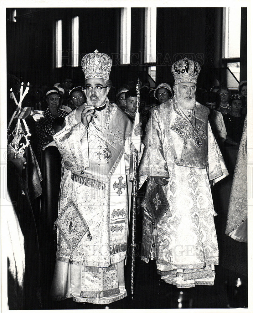 1966 Press Photo Archbishop Iakovos Aristoboulos - Historic Images