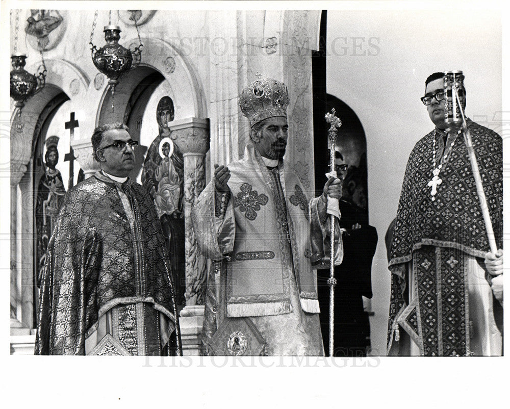 1970 Press Photo Bishop Iakovos Nicholas Giotis - Historic Images