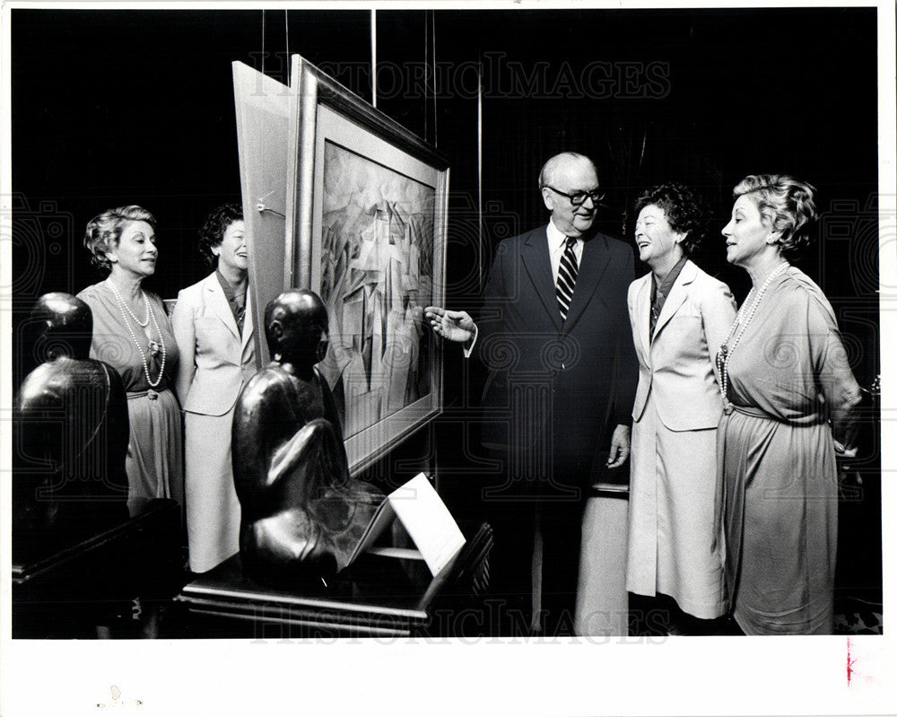 1979 Press Photo Mary Iacocca Ronan Nelson Rockefeller - Historic Images