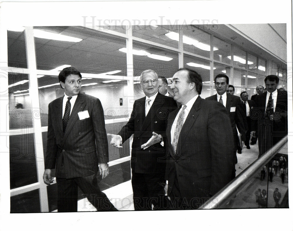 1991 Press Photo Lee Iacocca American Chrysler Auto - Historic Images