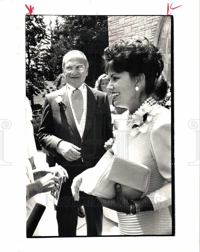 1987 Press Photo lee iacocca peggy iacocca divorce - Historic Images