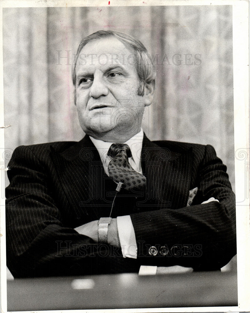 1984 Press Photo Chrysler Chairman Lee Iacocca - Historic Images