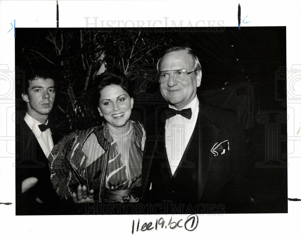 1985 Press Photo Lee Iacocca, businessman - Historic Images