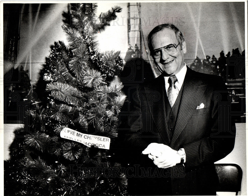 1979 Press Photo Lee Iacocca chairman Chrysler - Historic Images