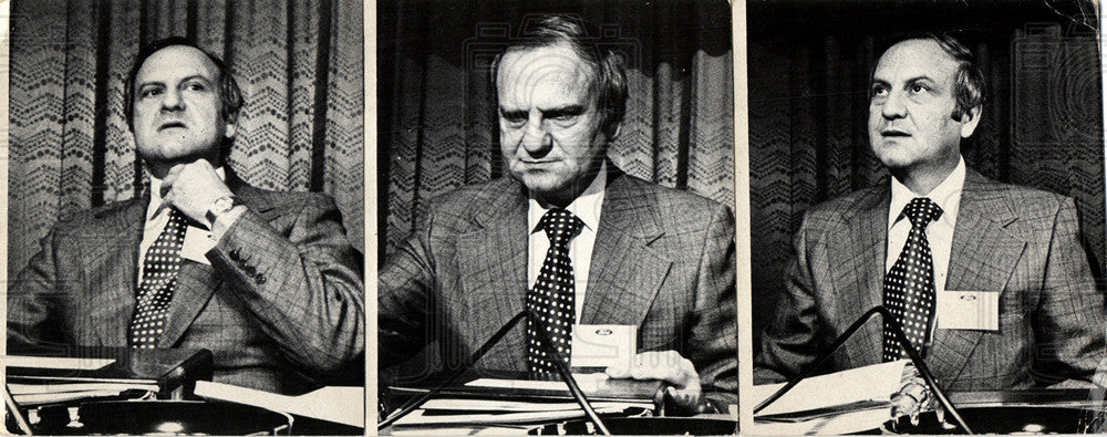 1974 Press Photo Lee Iacocca Chrysler chairman - Historic Images