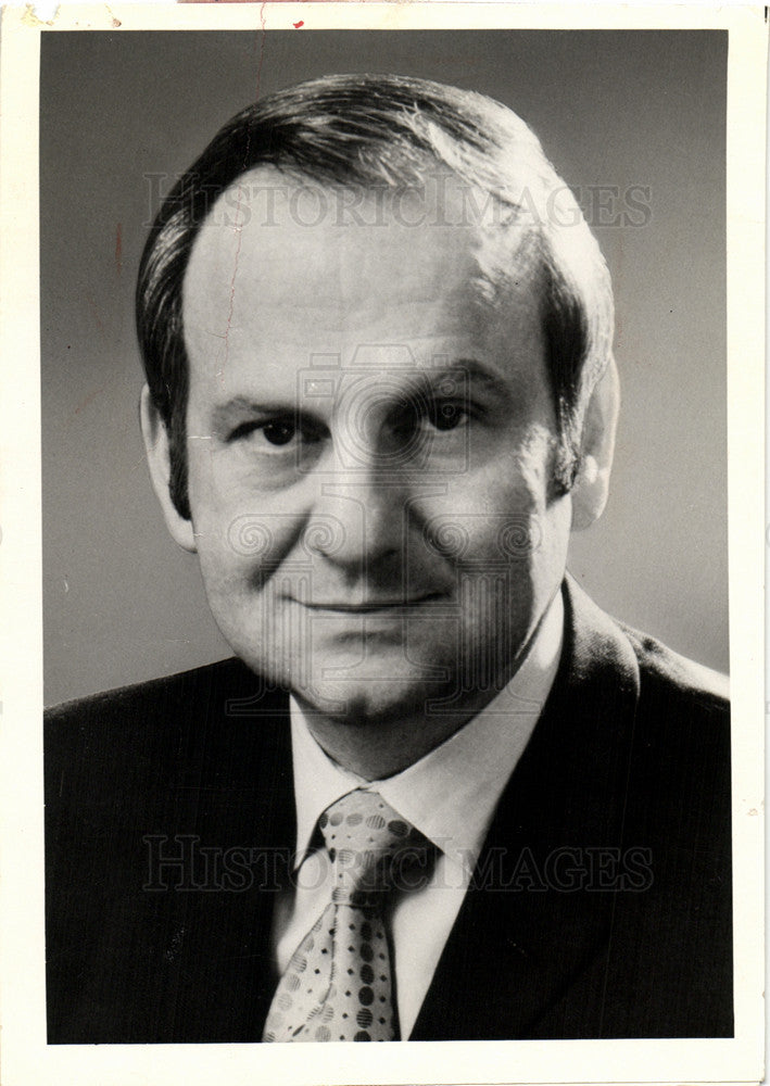 1977 Press Photo lee iacocca ford detroit ceo - Historic Images