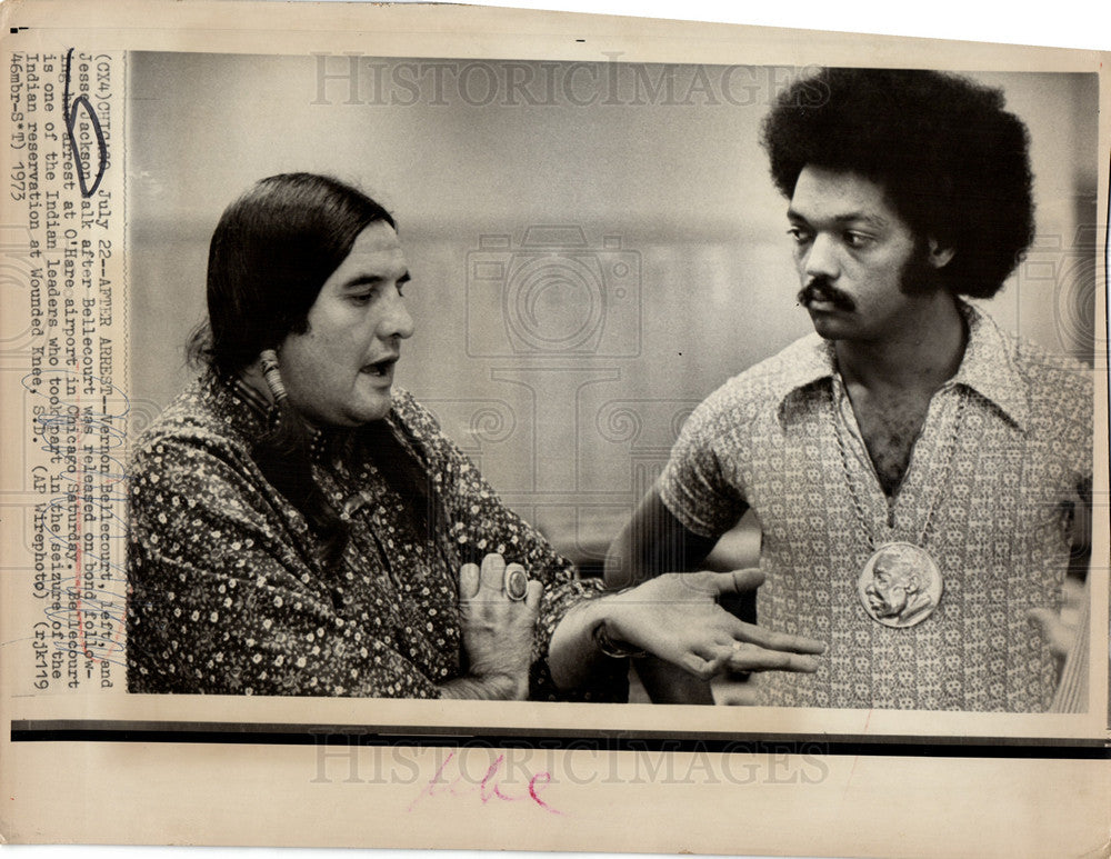 1973 Press Photo Jesse Jackson - Historic Images