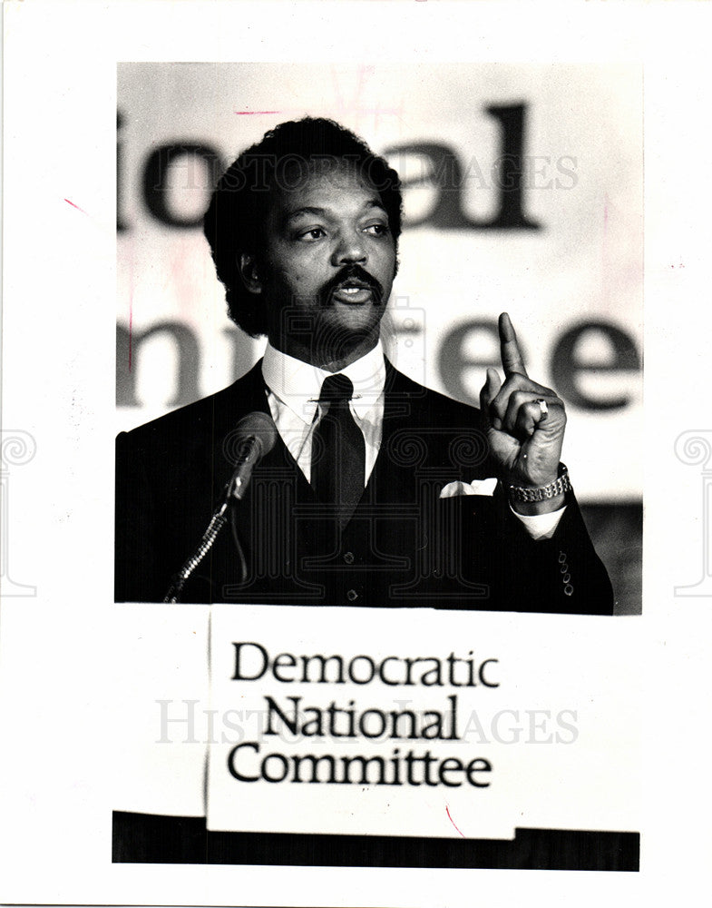 1983 Press Photo Jesse Jackson - Historic Images