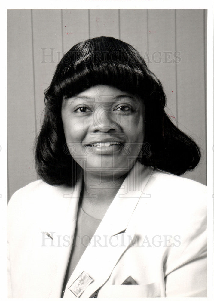 1992 Press Photo Jackie Jackson vice president Bank - Historic Images