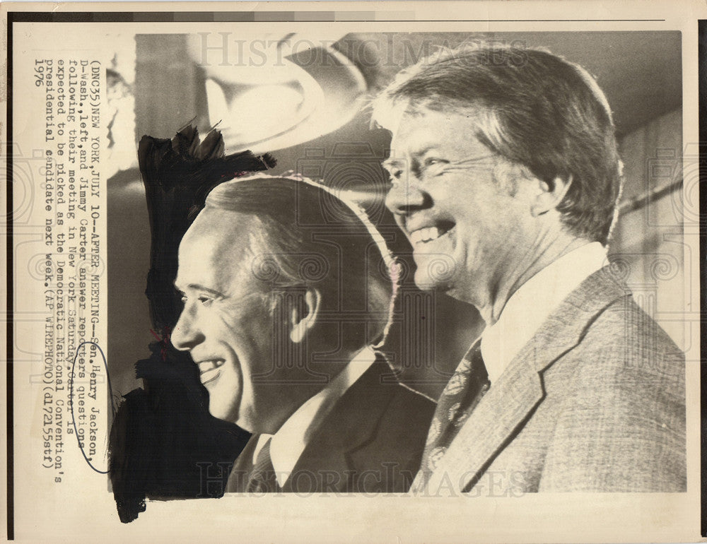 1976 Press Photo Henry M. Jackson Senator Washington - Historic Images
