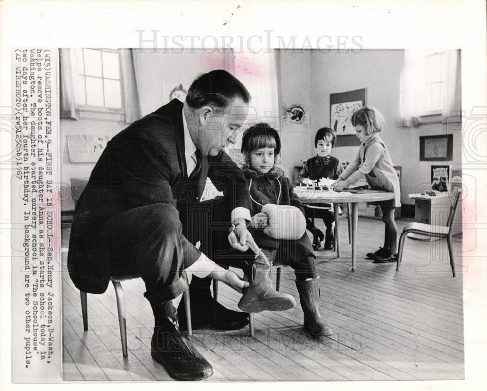 1967 Press Photo Sen.Henry Jackson - Historic Images