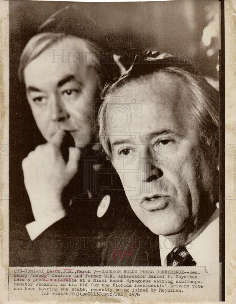 1976 Press Photo Henry M. Jackson Senator Washington - Historic Images