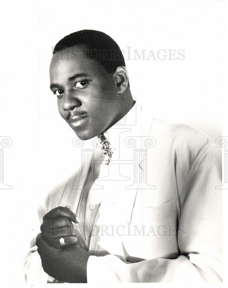 1988 Press Photo Freddie Jackson American soul singer - Historic Images