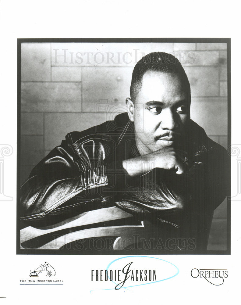 1995 Press Photo Freddie Jackson, R&amp;B, singer, &#39;80s - Historic Images