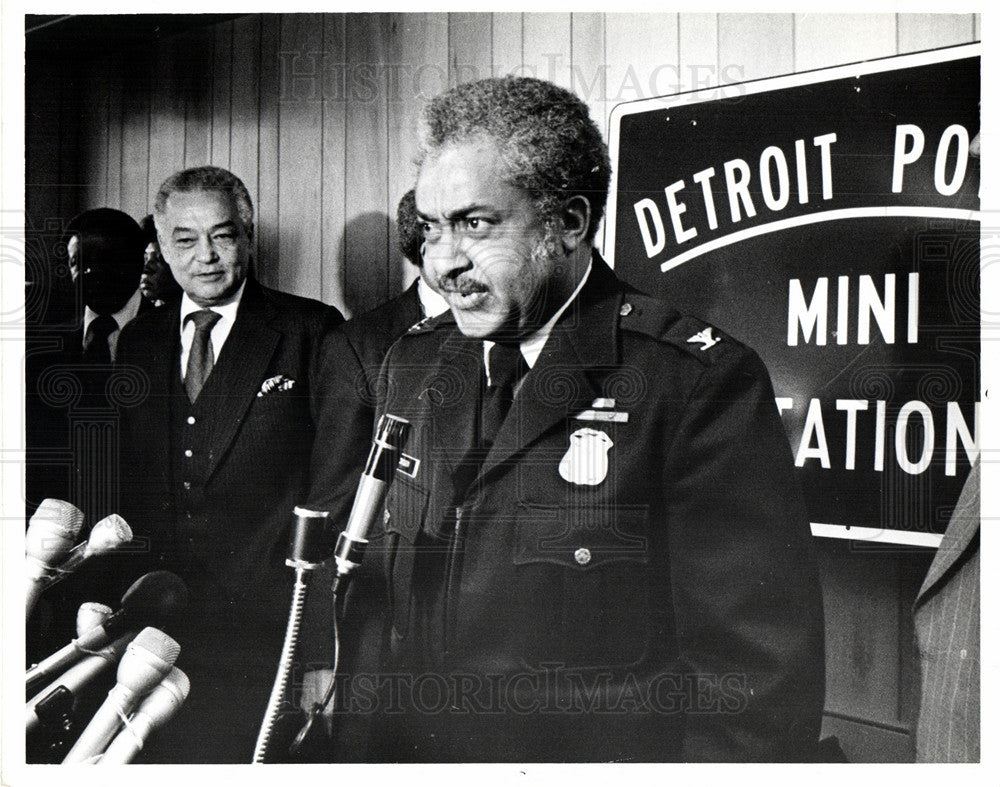 Press Photo Charles Jackson Detroit  Mayor Young - Historic Images