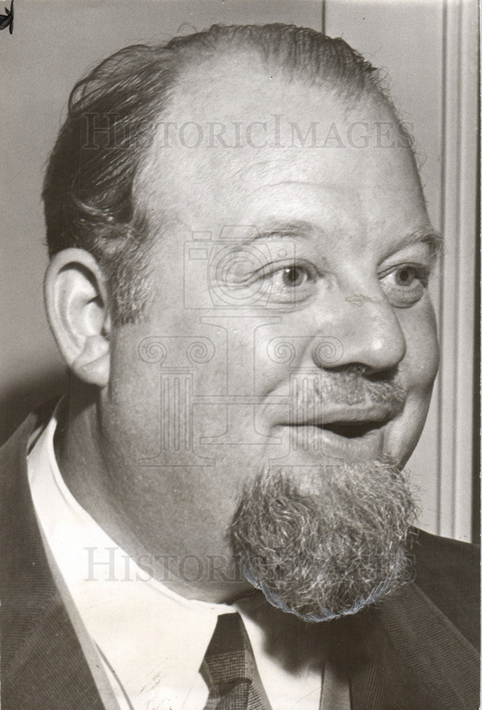 1950 Press Photo burl ives american actor folk singer - Historic Images