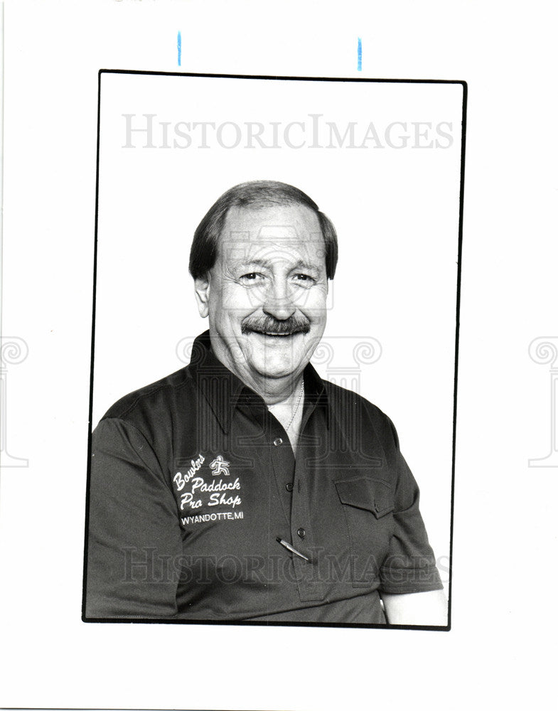1993 Press Photo Lou Ivancik Bowler Sellers&#39; Team - Historic Images