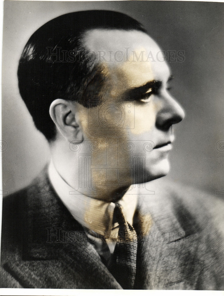 1940 Press Photo Jose Iturbi Ford Symphony Orchestra - Historic Images