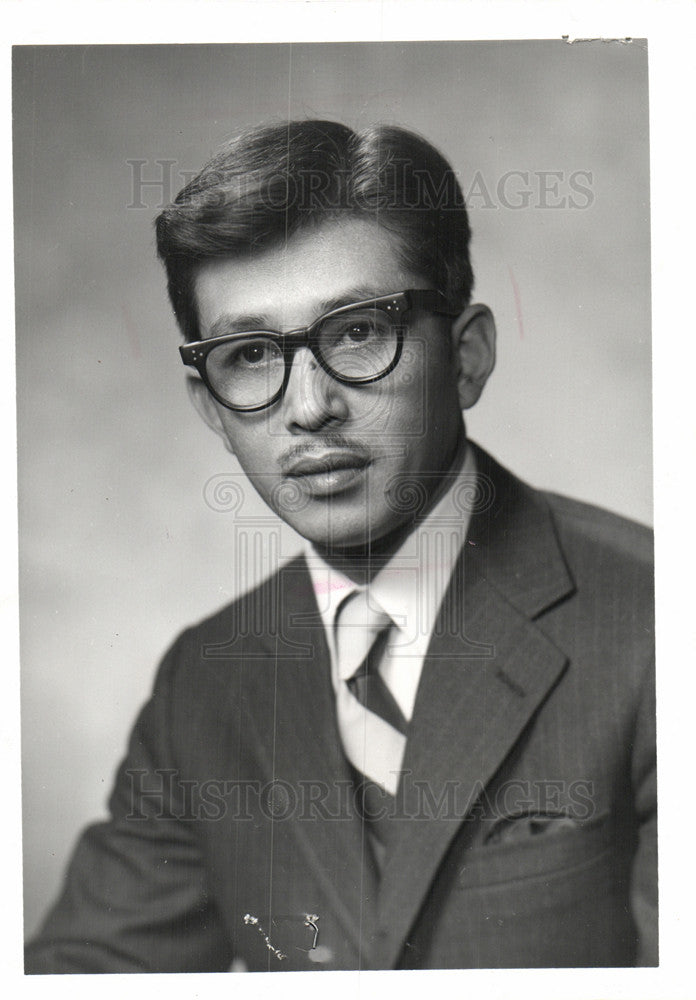 1970 Press Photo Rikuma Ito Dean College Detroit - Historic Images