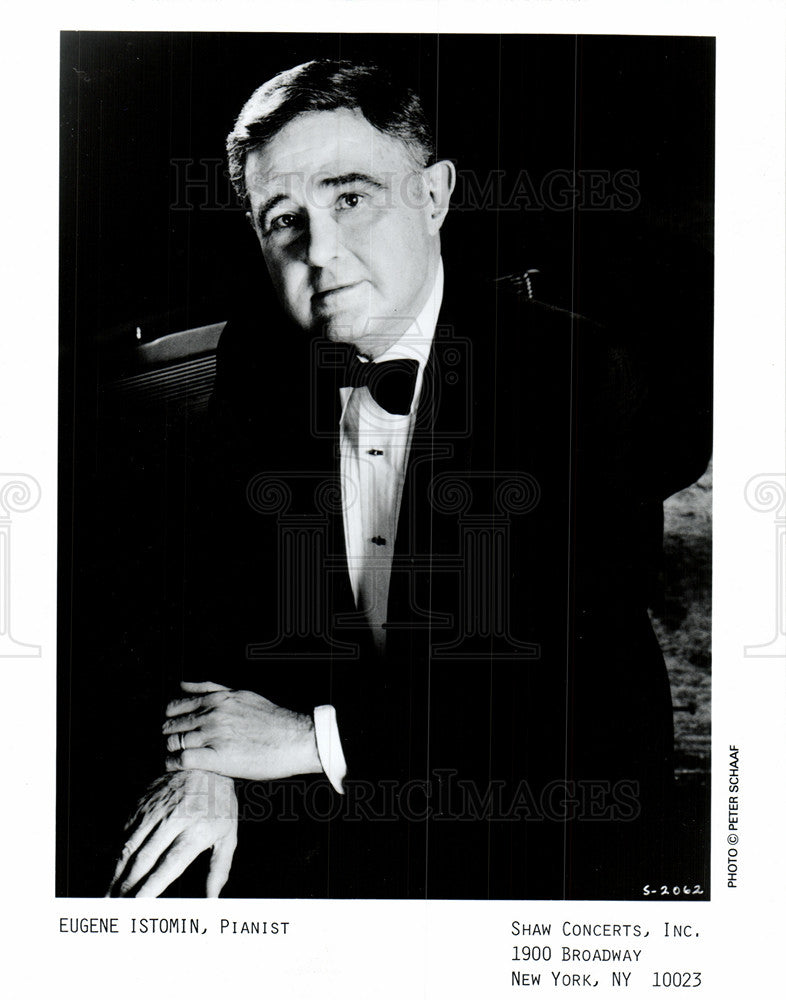 1990 Press Photo Eugene  Istomin pianist  piano trio - Historic Images
