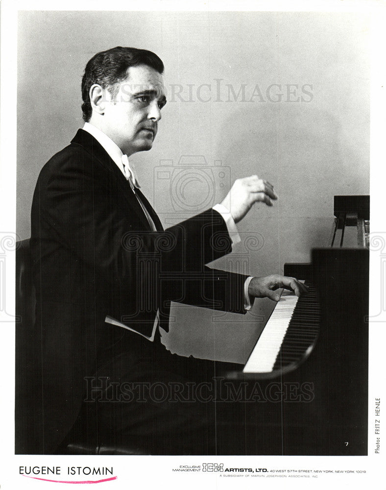 1986 Press Photo Eugene  Istomin pianist  piano trio - Historic Images