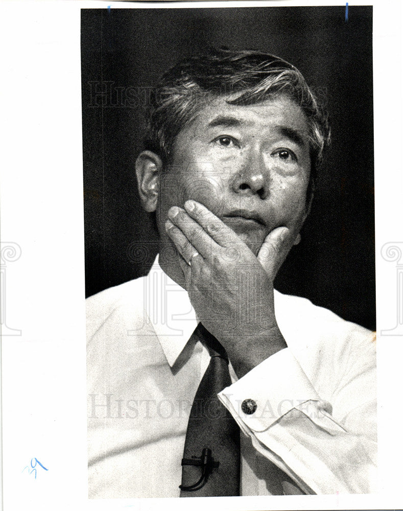 1992 Press Photo Shintaro Ishihara Japanese author - Historic Images