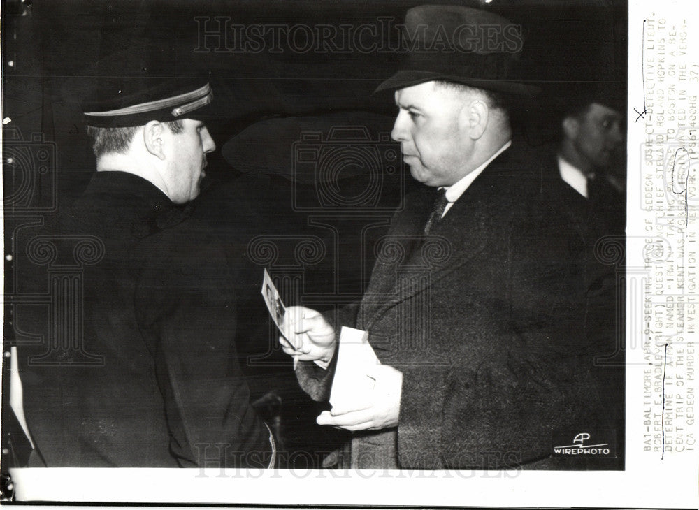 1937 Press Photo robert irwin veronica gedeon murder - Historic Images