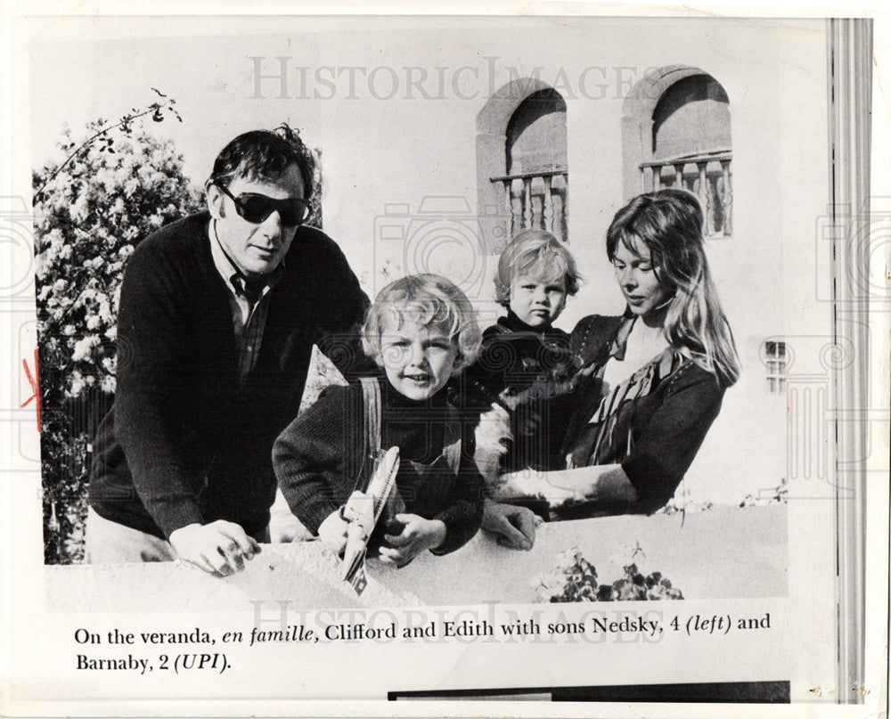 1972 Press Photo Clifford Irving American author - Historic Images