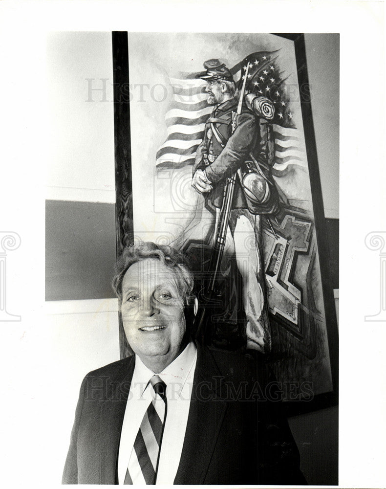1986 Press Photo Leoanrd Jaques attorney - Historic Images