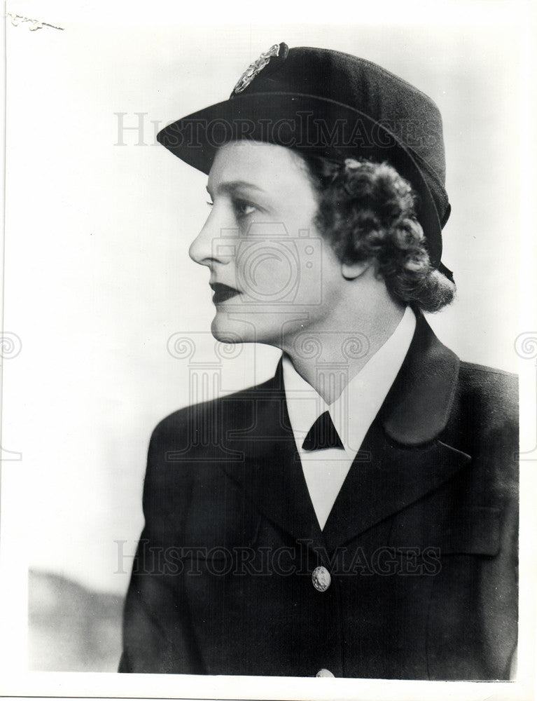 1954 Press Photo Helen Jacobs Tennis - Historic Images