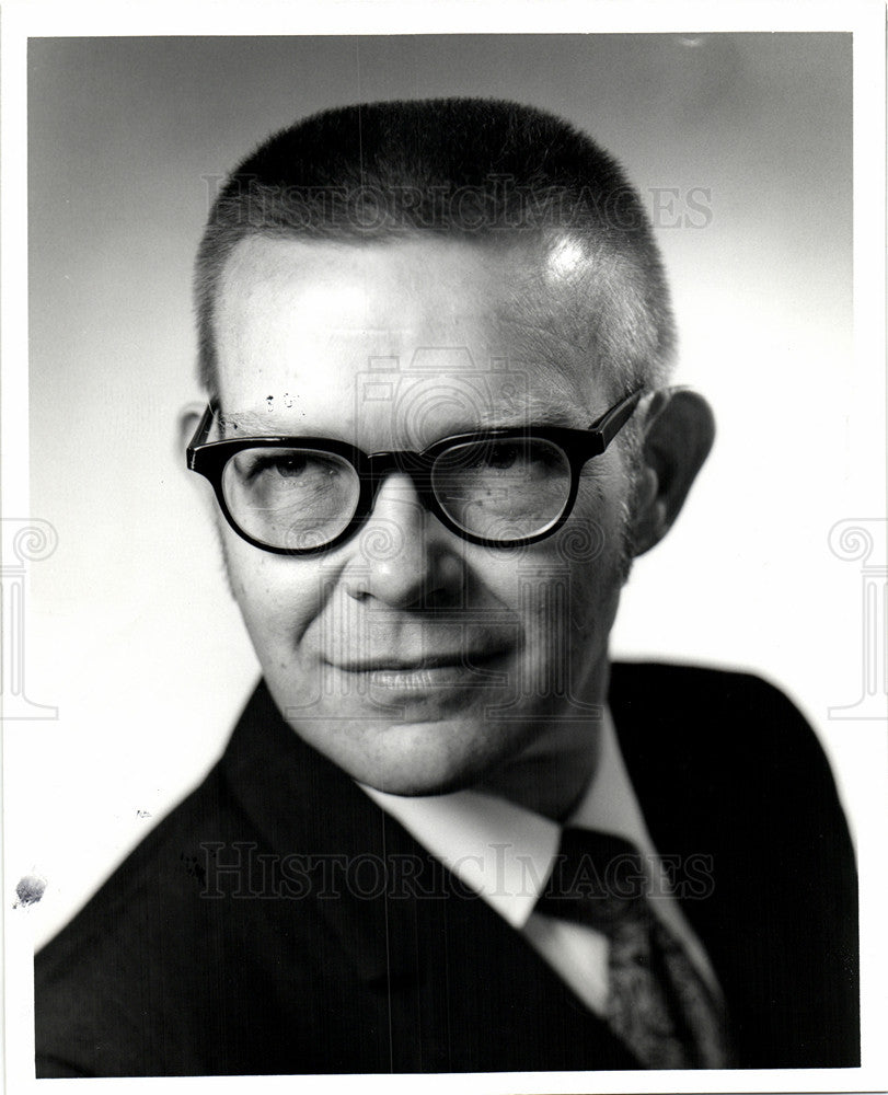 1971 Press Photo Roger E Jacobs Interlochen President - Historic Images