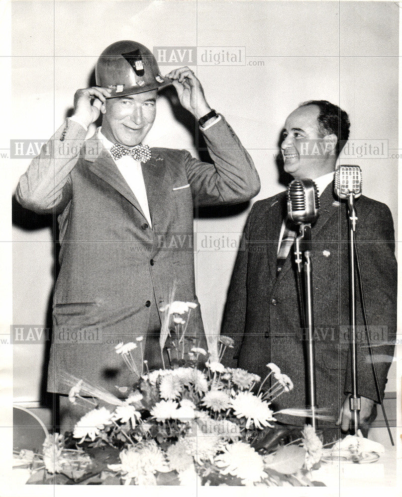 1956 Press Photo Dominic Jacobetti Democratic politicia - Historic Images
