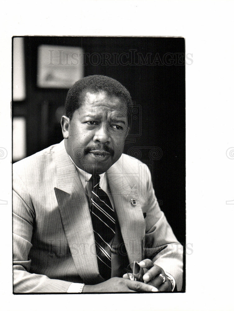 1988 Press Photo John Jacob Civil Rights Leader - Historic Images