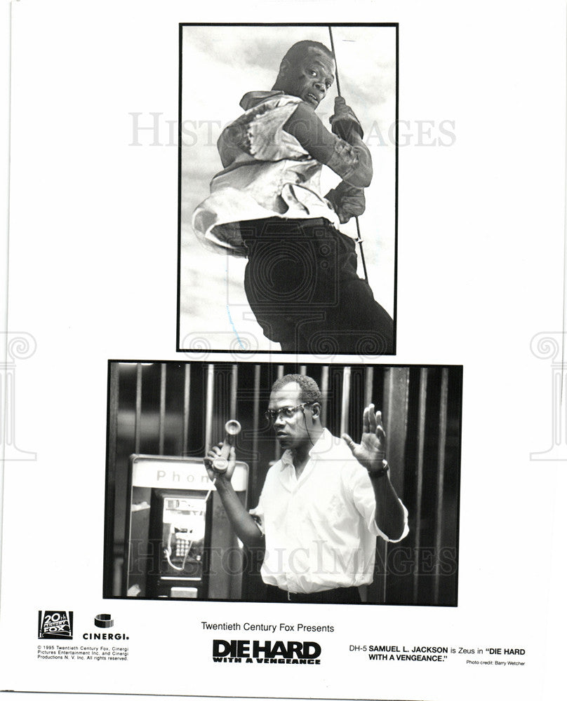 1995 Press Photo Samuel L. Jackson  Actor - Historic Images