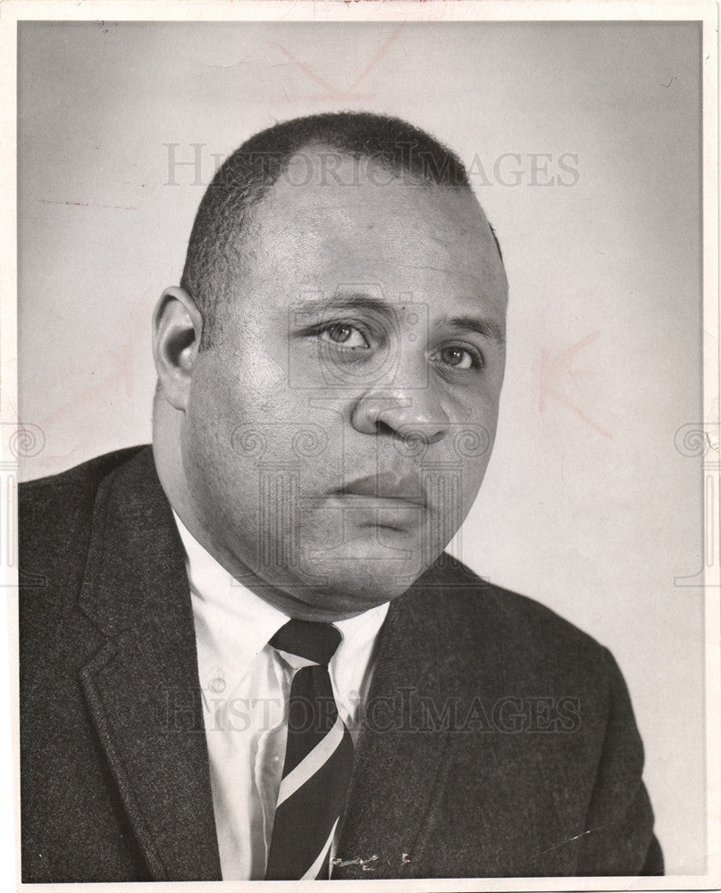 1966 Press Photo Murray Jackson professor activist - Historic Images