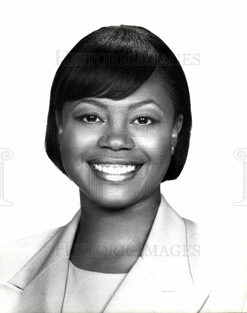 1999 Press Photo Monica Jackson WXYZ TV 7 Reporter - Historic Images