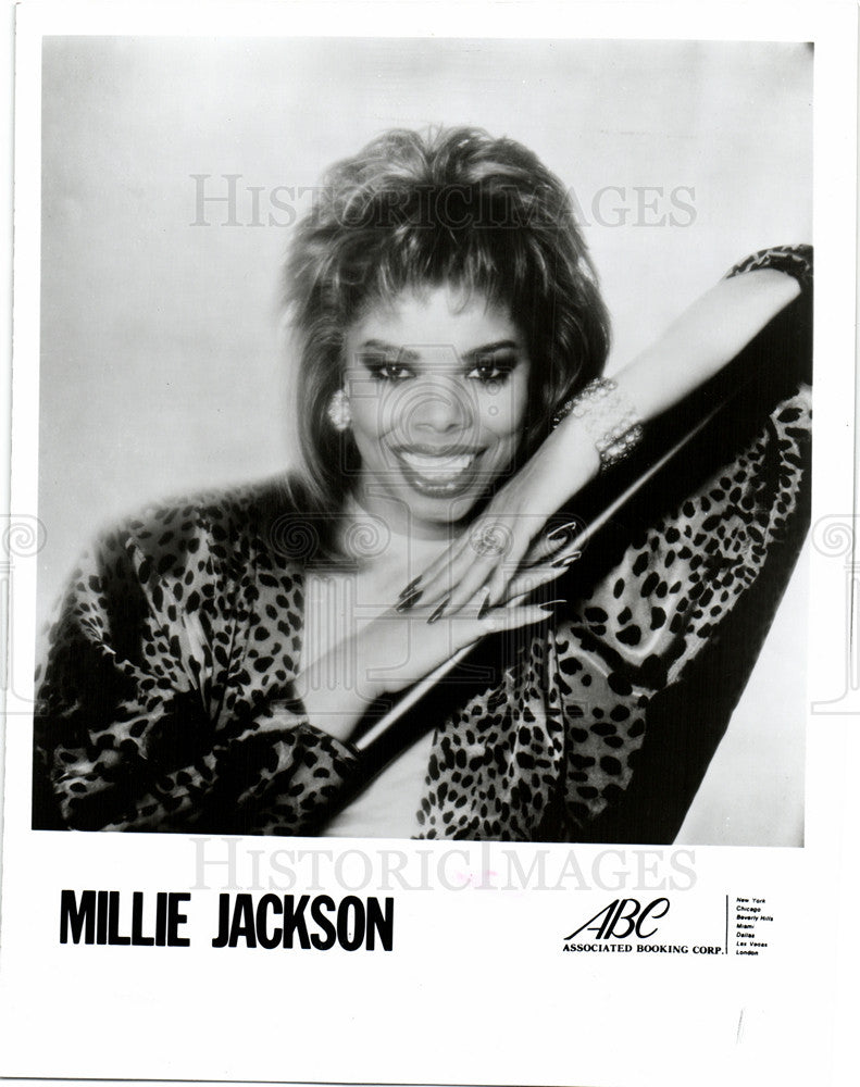 1991 Press Photo Millie Jackson - Historic Images