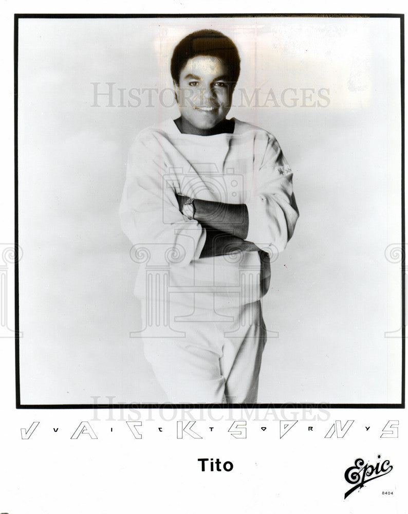 1984 Press Photo Tito Jackson Victory Tour - Historic Images