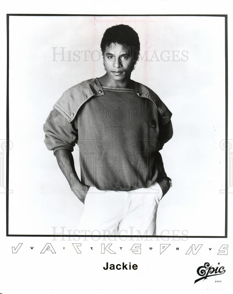 1984 Press Photo Jackie Jackson Jacksons Victory Tour - Historic Images