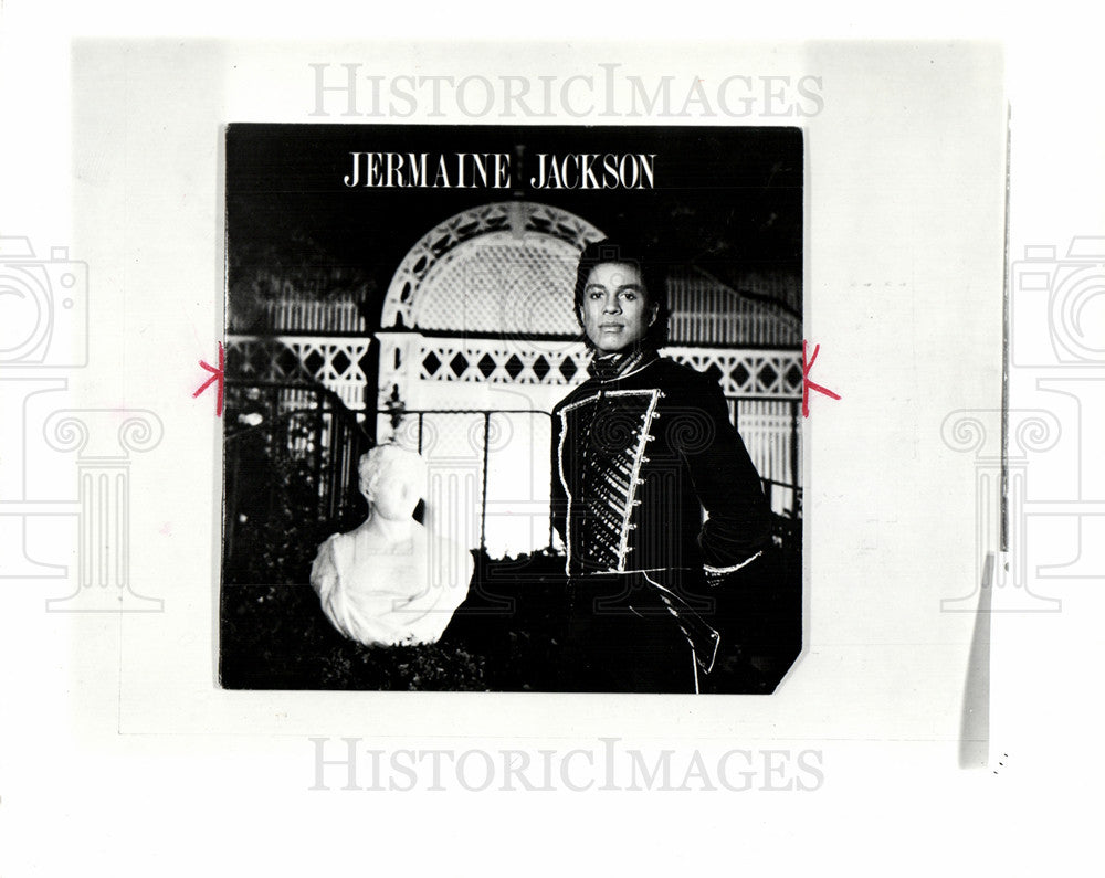 1984 Press Photo Jermaine Jackson Solo - Historic Images