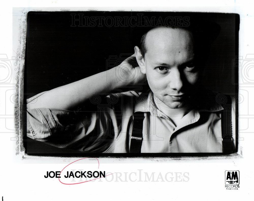 1986 Press Photo Joe Jackson musician Grammy winner - Historic Images