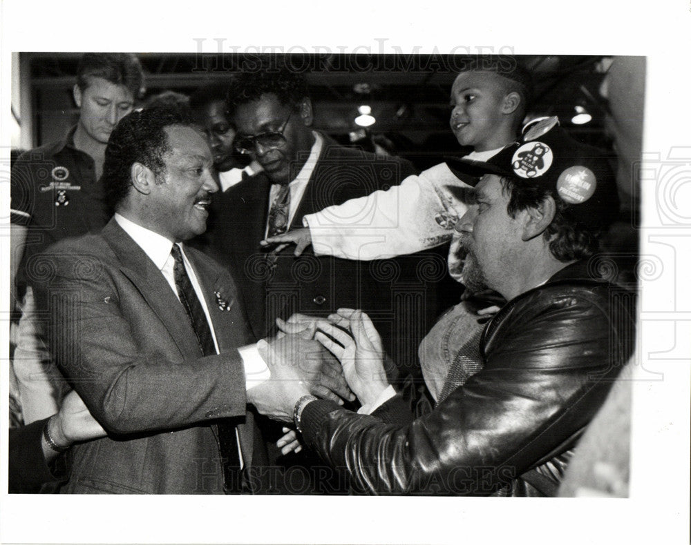 Press Photo Jesse Jackson American civil rights - Historic Images