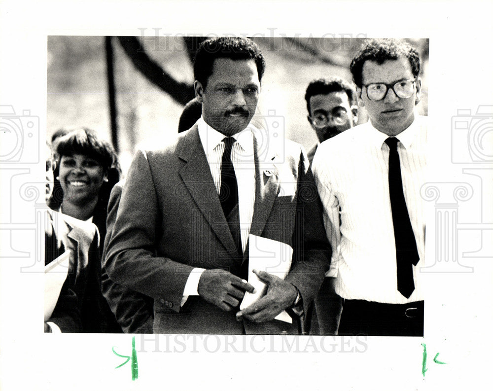 1987 Press Photo Rev Jesse Jackson - Historic Images