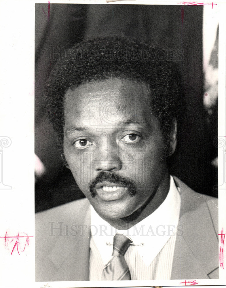 1983 Press Photo Jesse Louis Jackson, Sr. - Historic Images