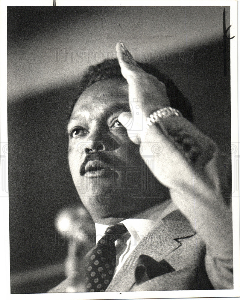1988 Press Photo Jackson UAW Member - Historic Images