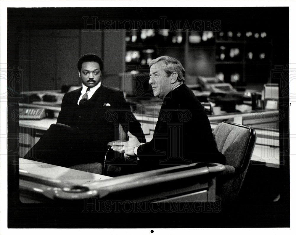 1985 Press Photo Jesse Jackson Politician - Historic Images