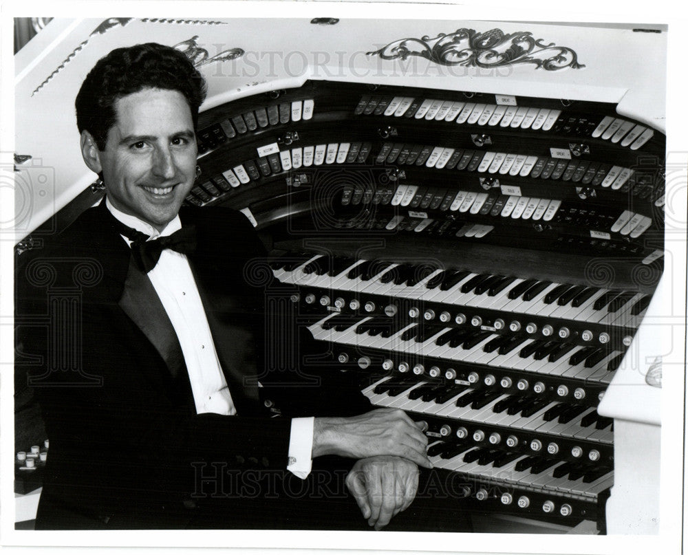 1991 Press Photo Dennis James musician - Historic Images