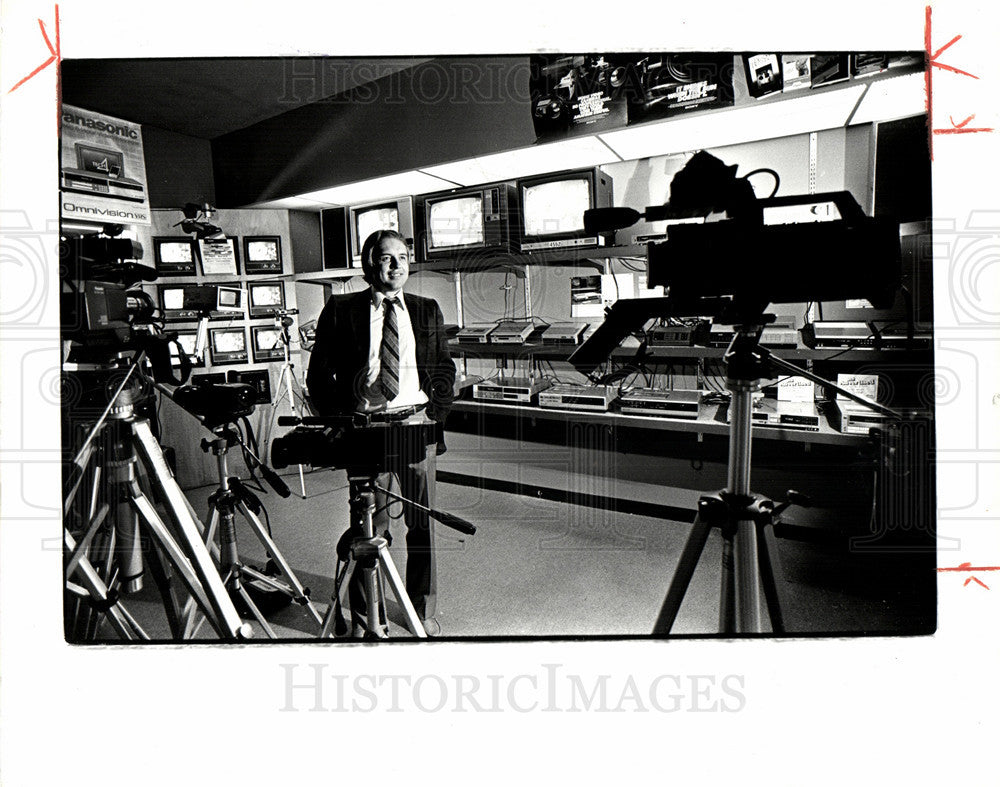 1984 Press Photo Bob James New York Video - Historic Images