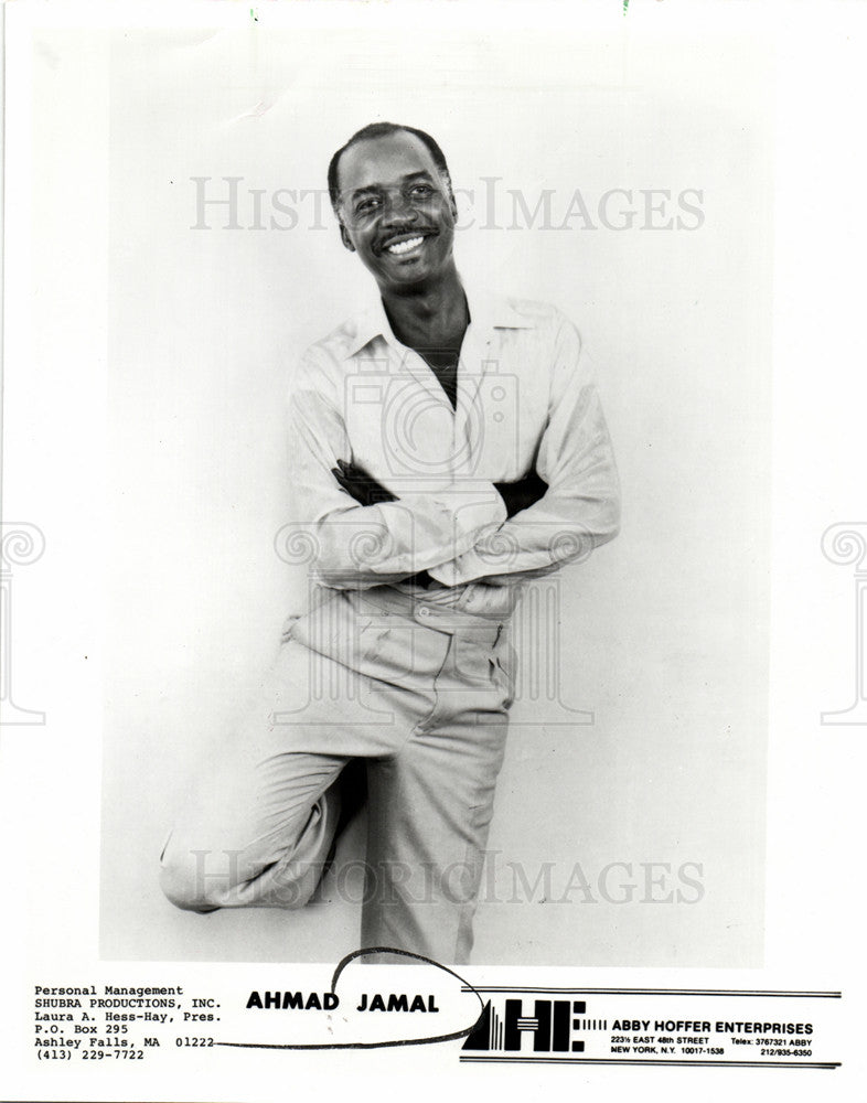 Press Photo Ahmad Jamal, american, jazz, pianist - Historic Images